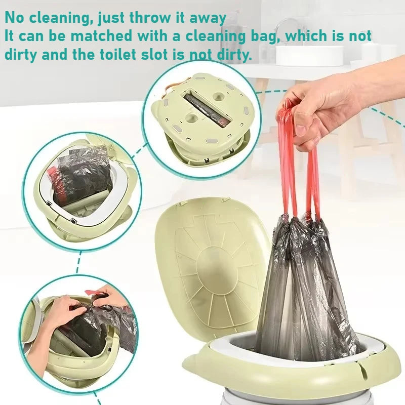 Portable Kid Boy Girl WC Toilet Seat Pot Kids Folding Toilet