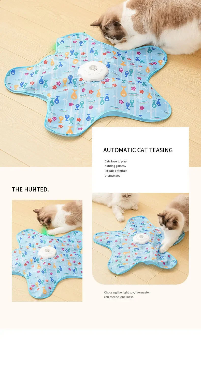 Electric cat turntable pet toy self-stimulating