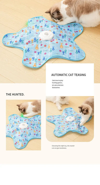 Electric cat turntable pet toy self-stimulating