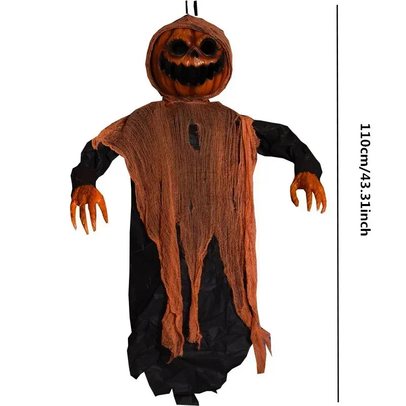 Halloween Decoration Hanging Pumpkin Head Scream