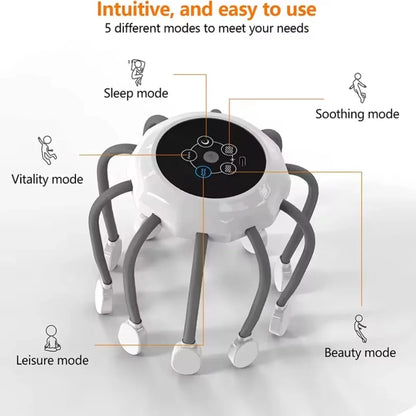 Octopus Claw Eight Claw Massager USB Charging Therapeutic