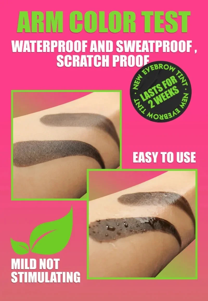 Liquid Eyebrow Dye Tint Brush Pencil Rotating Long Lasting