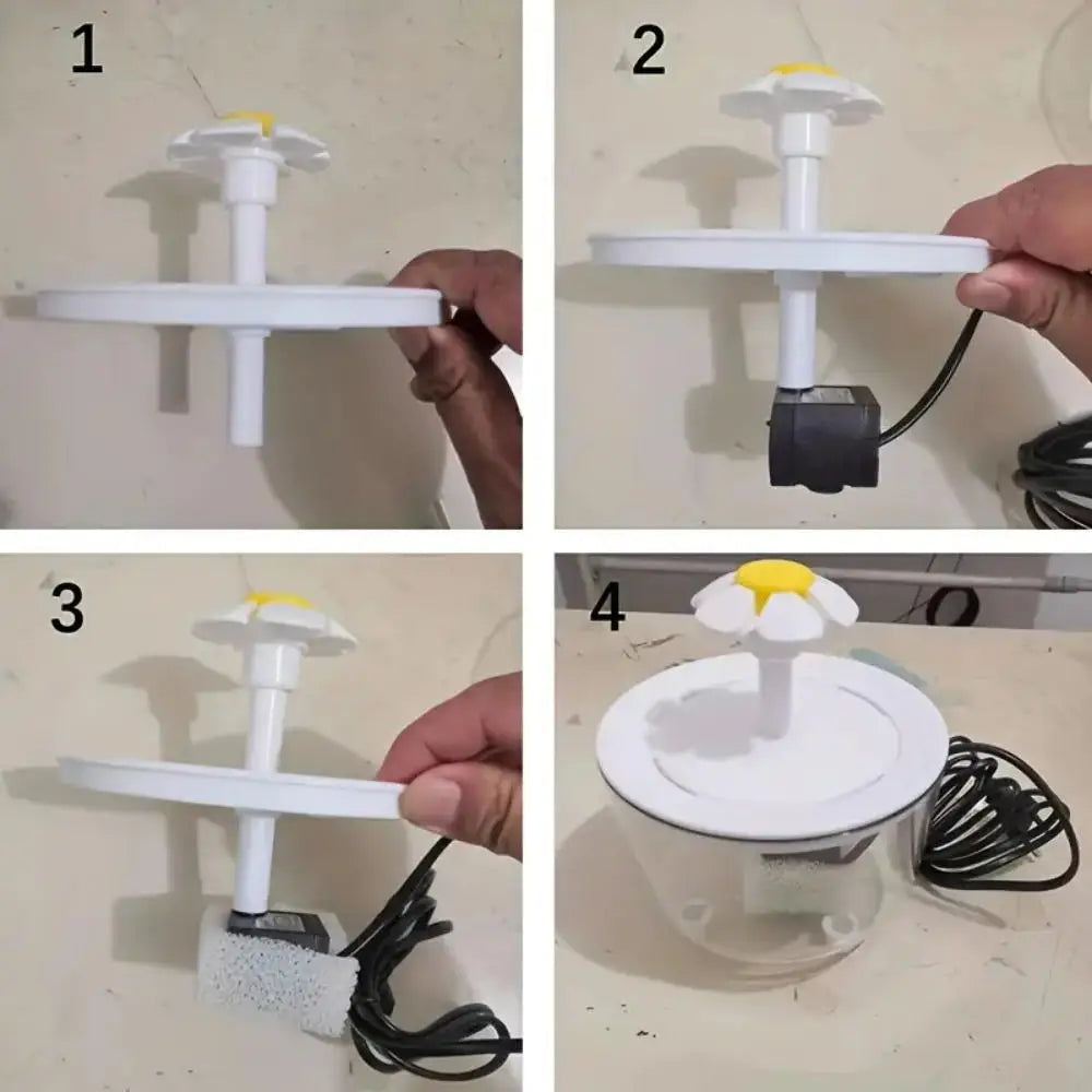 Pets Water Fountain Auto Filter USB Electric Drinker Bowl