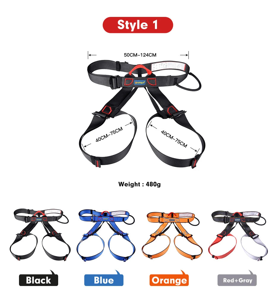 Professional Outdoor Sports Safety Belt Rock Mountain Climbing