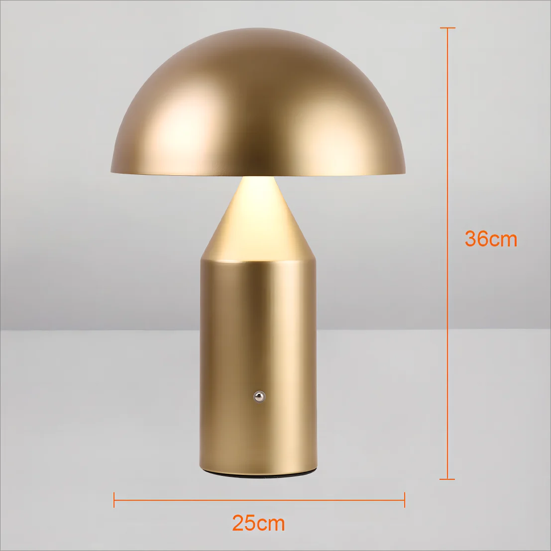 Metal Mushroom Table Lamp Modern Decoration Desk Lamp