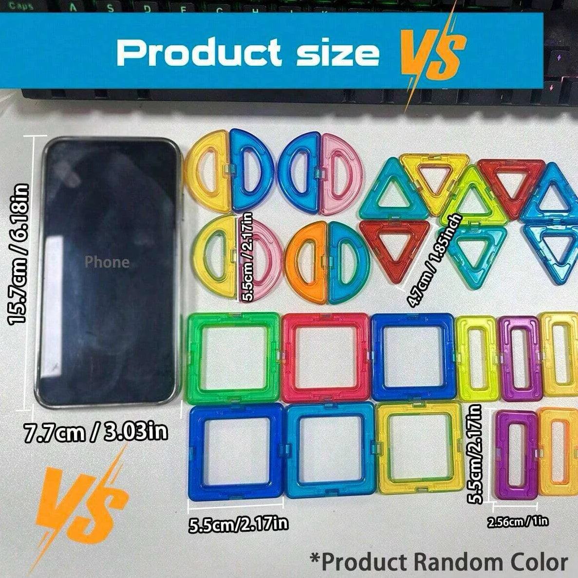 Magnetic Building Blocks DIY Learning Educational Magnet Toys