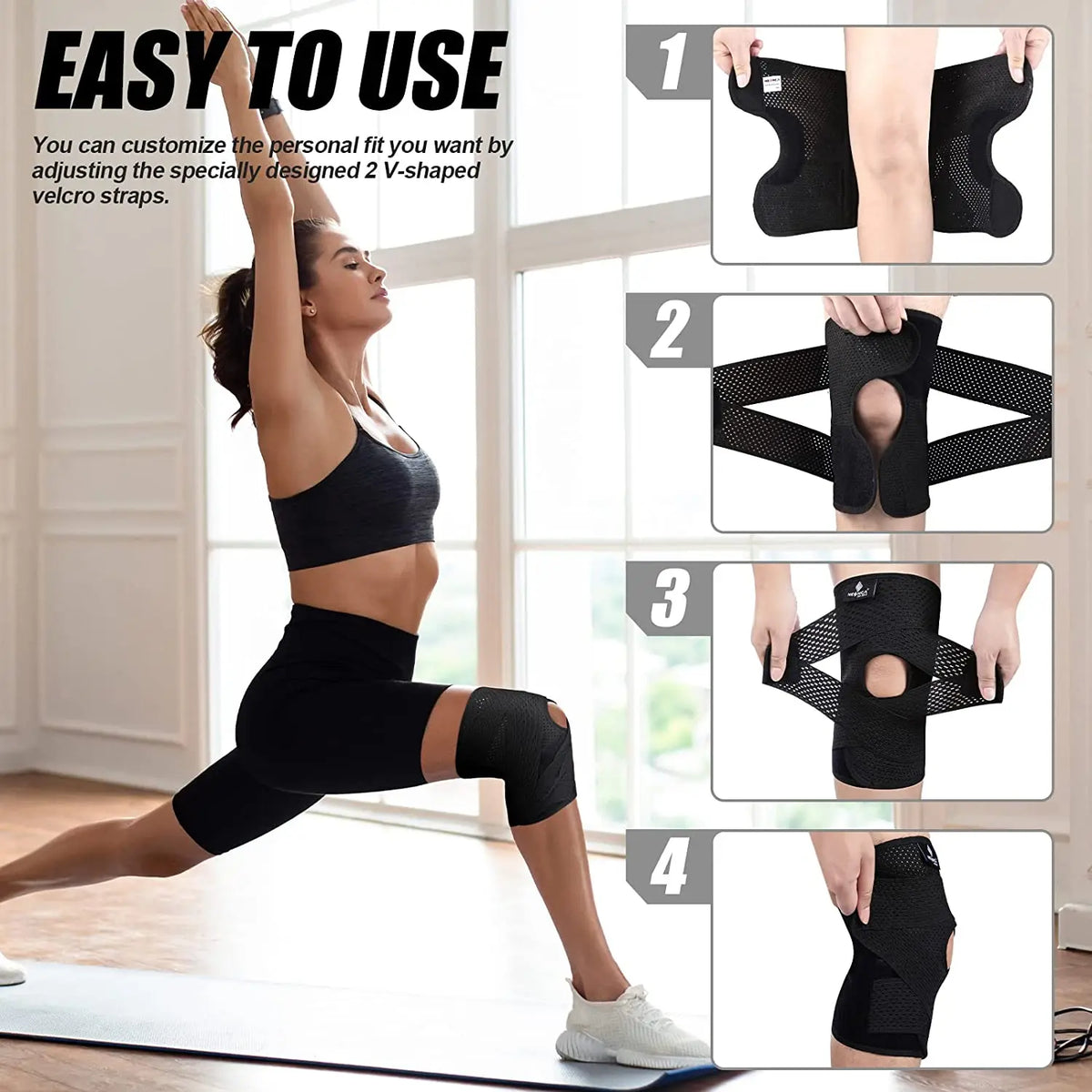 Knee Brace for Knee Pain Compression Knee Support