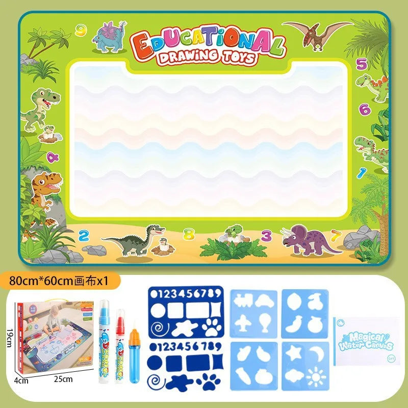 Magic Water Drawing Mat with Reusable Magic Pens
