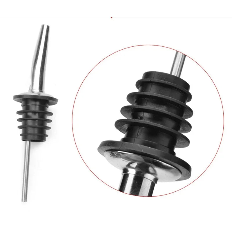 1/2/3/4Pcs Stainless Steel Wine Bottle Stopper Olive Oil