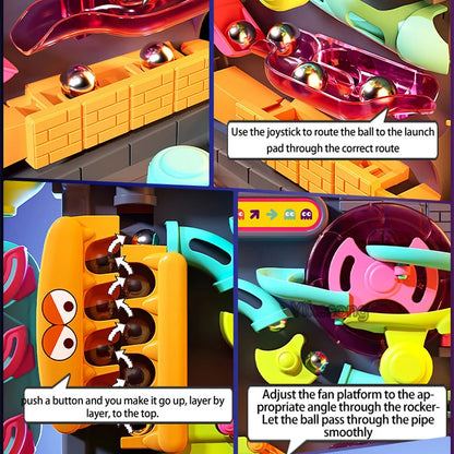Educational Montessori Toy Multi-Layer Track Adventure Game