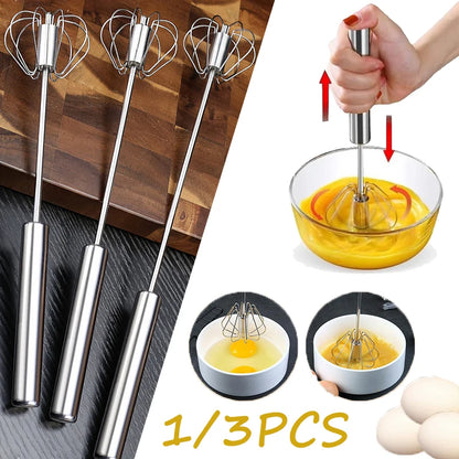 Semi Automatic Egg Beater Stainless Steel Mixer