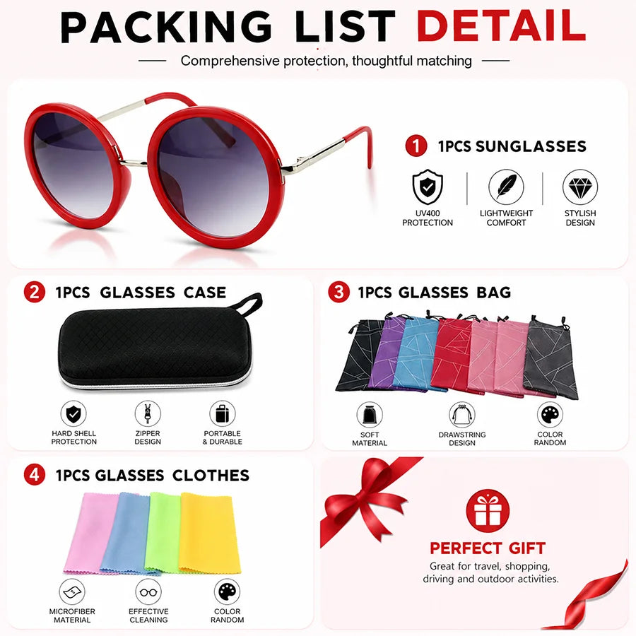 Sunglasses Women Men Round New Luxury Brand Design