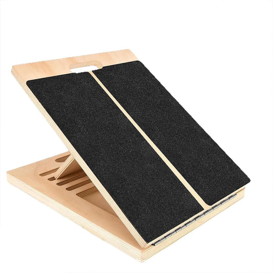 Foldable Wooden Incline Board Adjustable Calf Ankle Stretcher