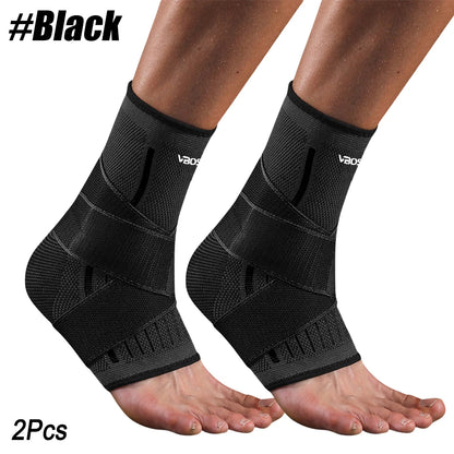 Adjustable Elastic Ankle Brace Compression Foot Support