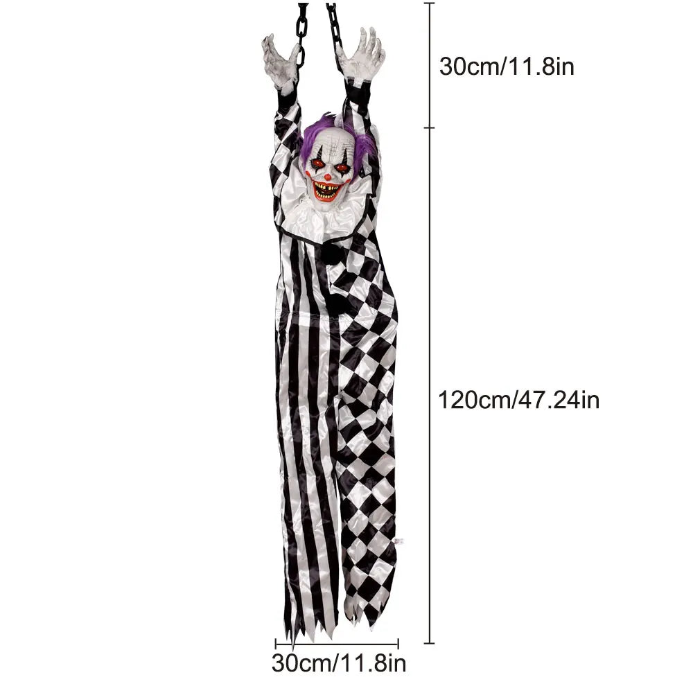 Halloween Decoration Hanging Pumpkin Head Scream