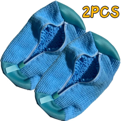 Shoe Washing Machine Bag with Liquid Shoe Brush Set
