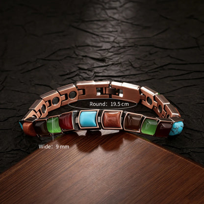 Lucky  Magnetic Therapy Bracelet for Women; Adjustable Copper