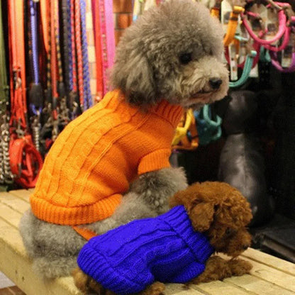 Dog Winter Clothes Knitted Pet Clothes Pet Sweater