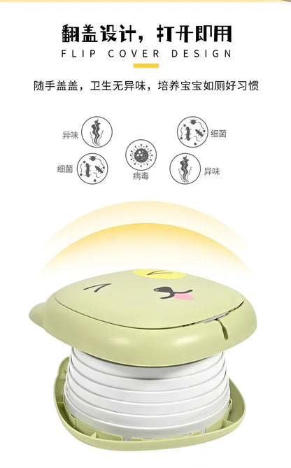 Portable Kid Boy Girl WC Toilet Seat Pot Kids Folding Toilet