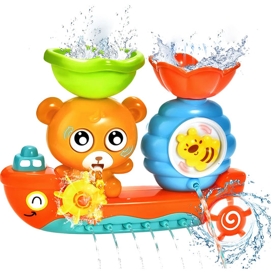 Baby Bath Toy Wall Sunction Cup Track Water Games