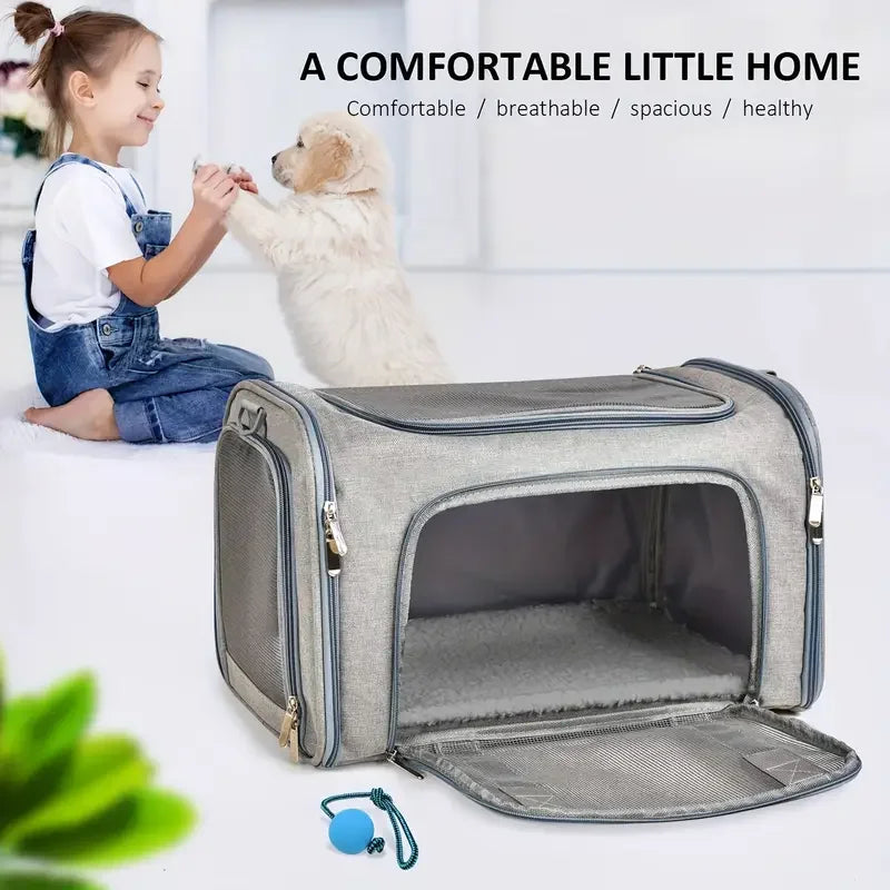 Pet Carrier Bag Side Ventilated Backpack Cat Pet Carriers