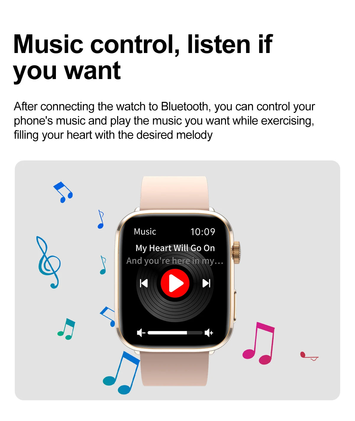 New Women Men AI Smart Diagnosis Watch HRV+PPG Blood Pressure