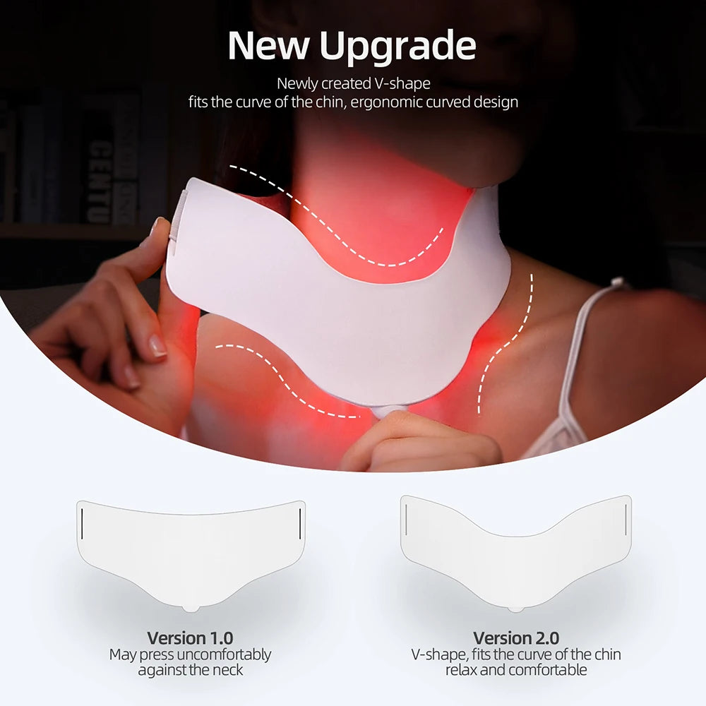 7 Colors Photon Face Neck LED Mask 3D Flexible Silicone