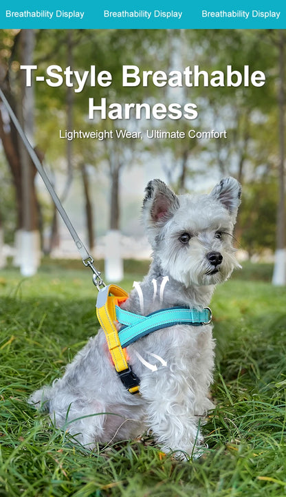 Dog Harness No Pull T-Shape Breathable Spring Summer
