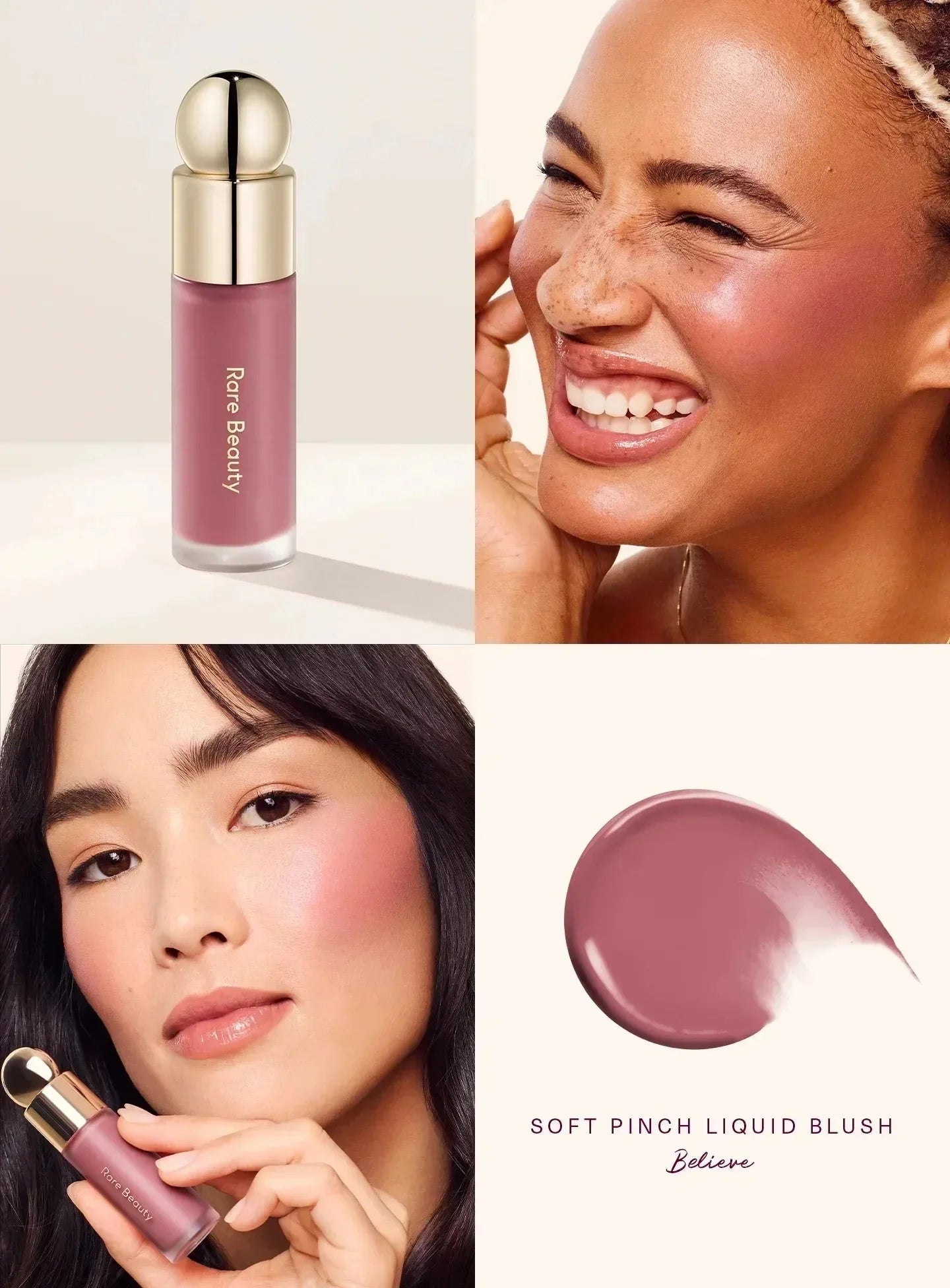 Rare Beauty Liquid Highlighter Blush Soft Natural Brightening