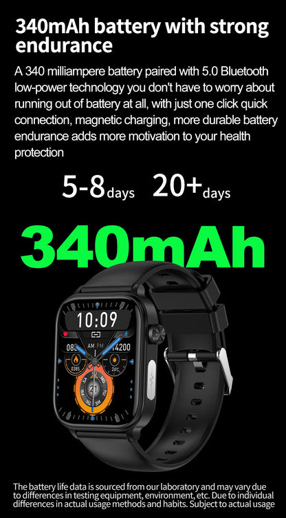New AI Diagnosis Blood Lipids Body composition Test Smart Watch