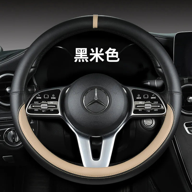 All-Nappa Leather Steering Wheel Cover Leather