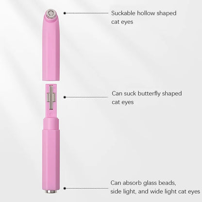 3-In-1 Aperture Shape Cat Eye Nail Art Magnet Tool