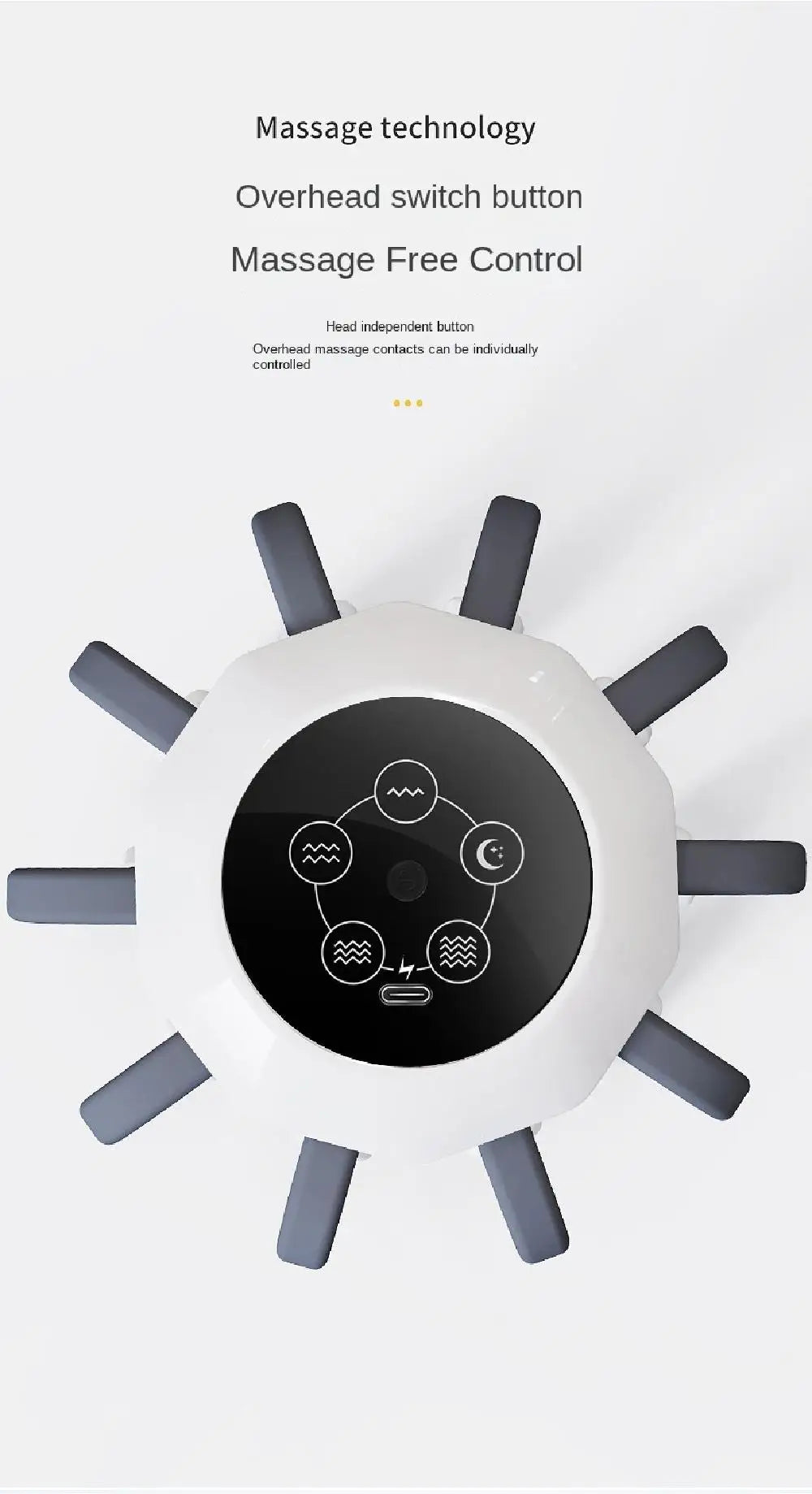 Octopus Claw Eight Claw Massager USB Charging Therapeutic