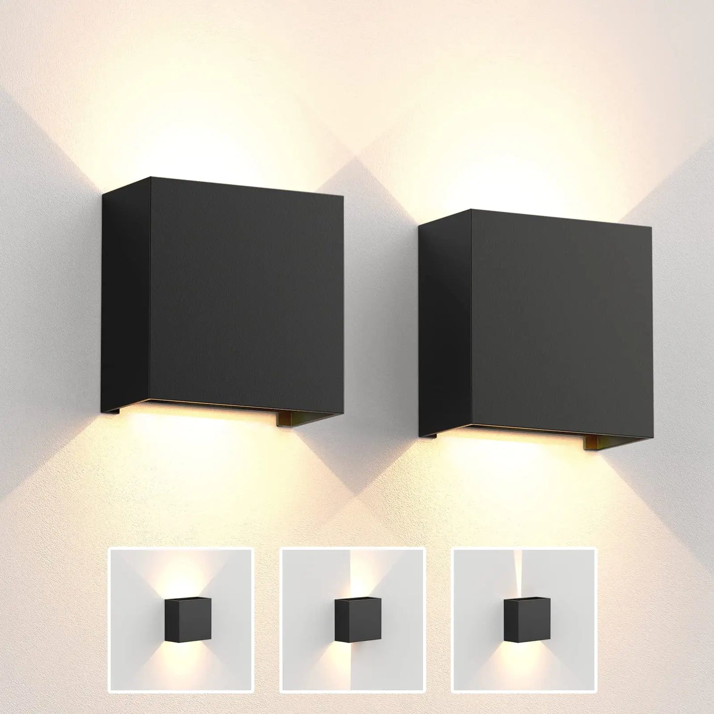 LED Wall Sconces 6W Modern Indoor Outdoor IP65 Wall Lamp