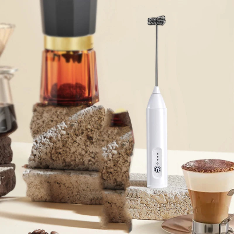 UPGRADED Electric Coffee Frother/MILK Whisk+Egg Beater