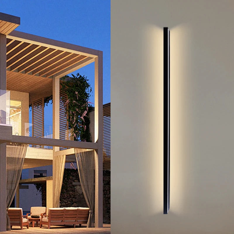 LED Lighting Wall Lamp IP65 Garden AC Long Wall Light