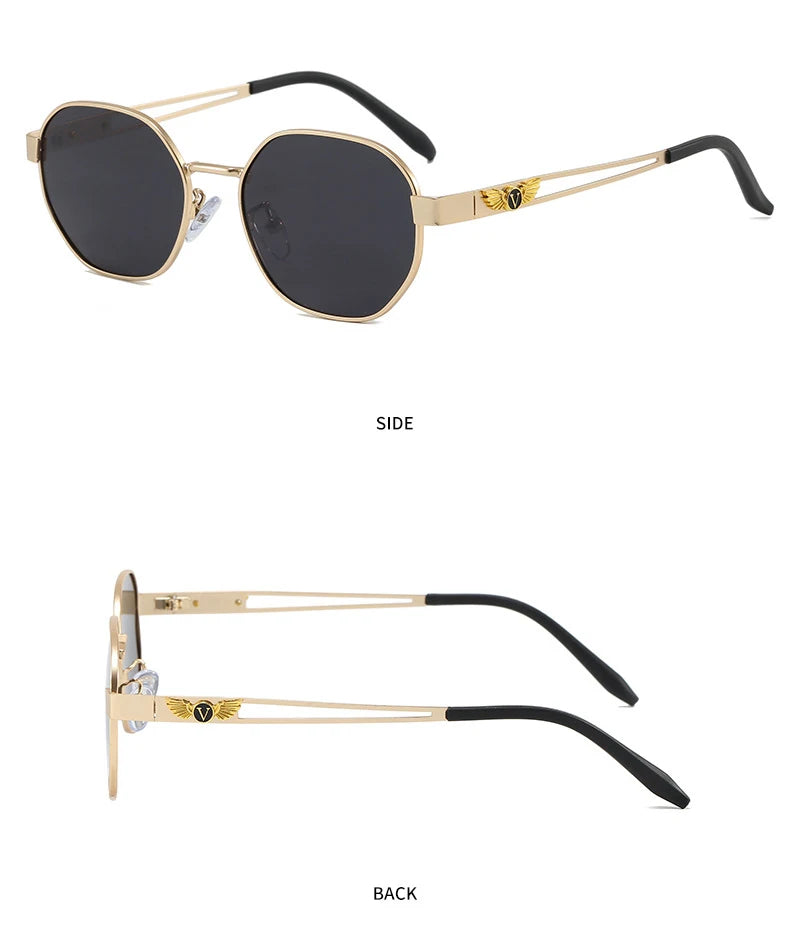 Fashion Small Polygon Polarized Sunglasses Forr Women Men