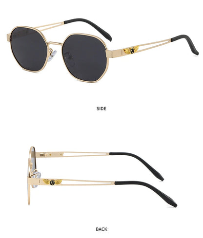 Fashion Small Polygon Polarized Sunglasses Forr Women Men