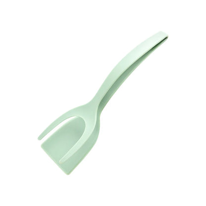 2-in-1 Grip Flip Spatula Tongs - Nylon Non-Stick Egg