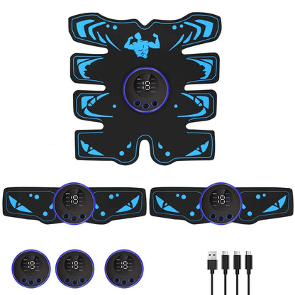 Wireless EMS Ab Trainer - Smart Muscle Stimulator for Home Fitness