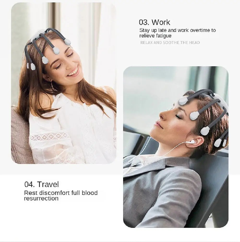 Octopus Claw Eight Claw Massager USB Charging Therapeutic