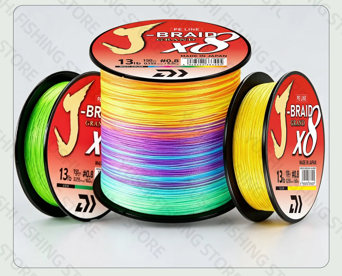 Original X8DAIWA-J Braided Expedition 8 strands Fishing Line
