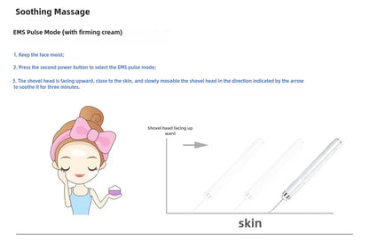 Ultrasonic Skin Scrubber Electric Facial Cleansing Pore