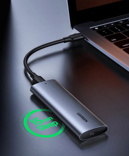 UGREEN M2 SSD Case NVME SATA Dual Protocol M.2 to USB Type C