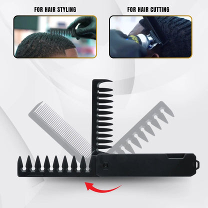 Multifunctional Folding Hair Comb Wide Tooth Oil