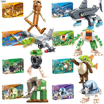 Italian Brainrot Animals Tung Tung Tung Sahur Building Blocks