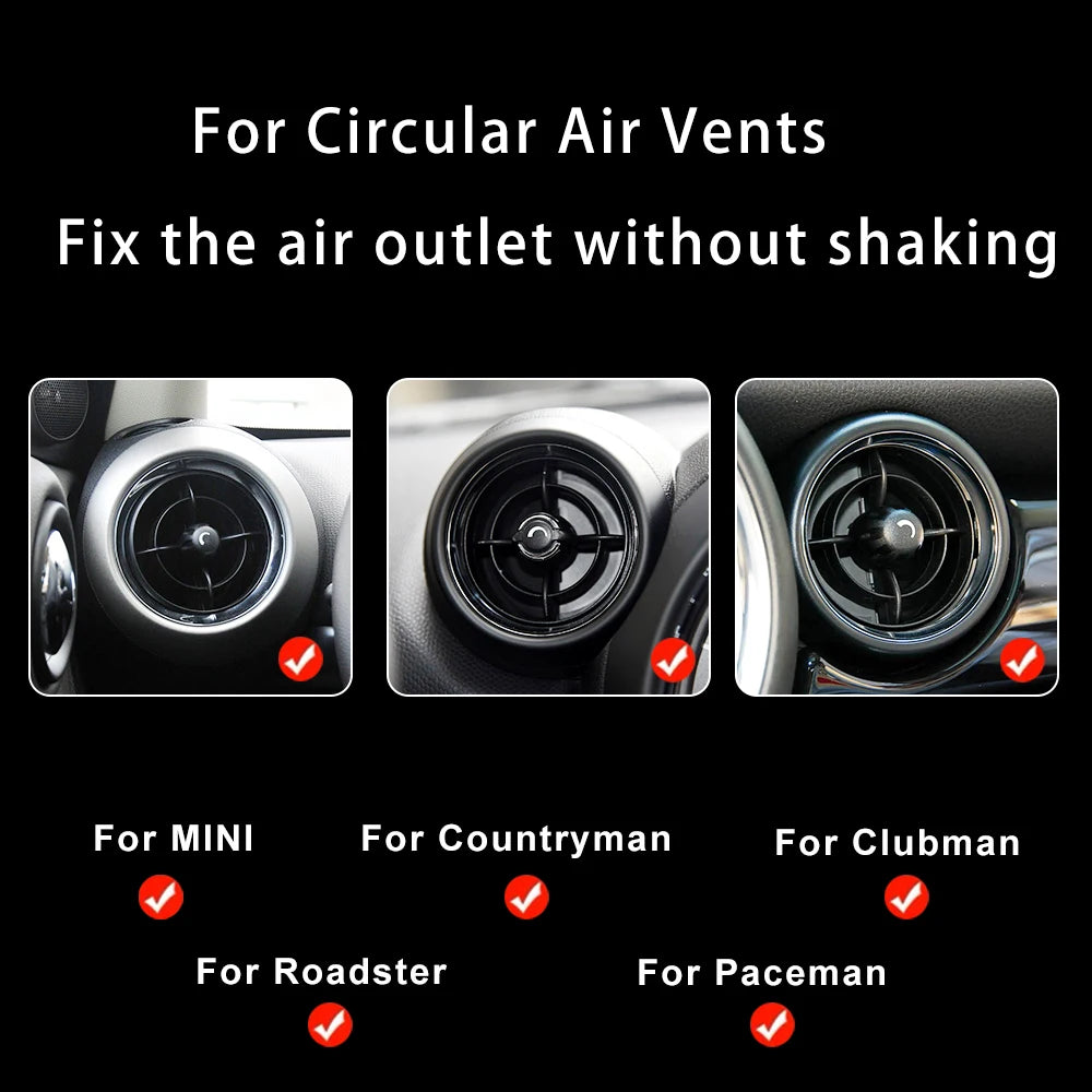 Car Air Vent Outlet Phone Holder For Mini One Cooper