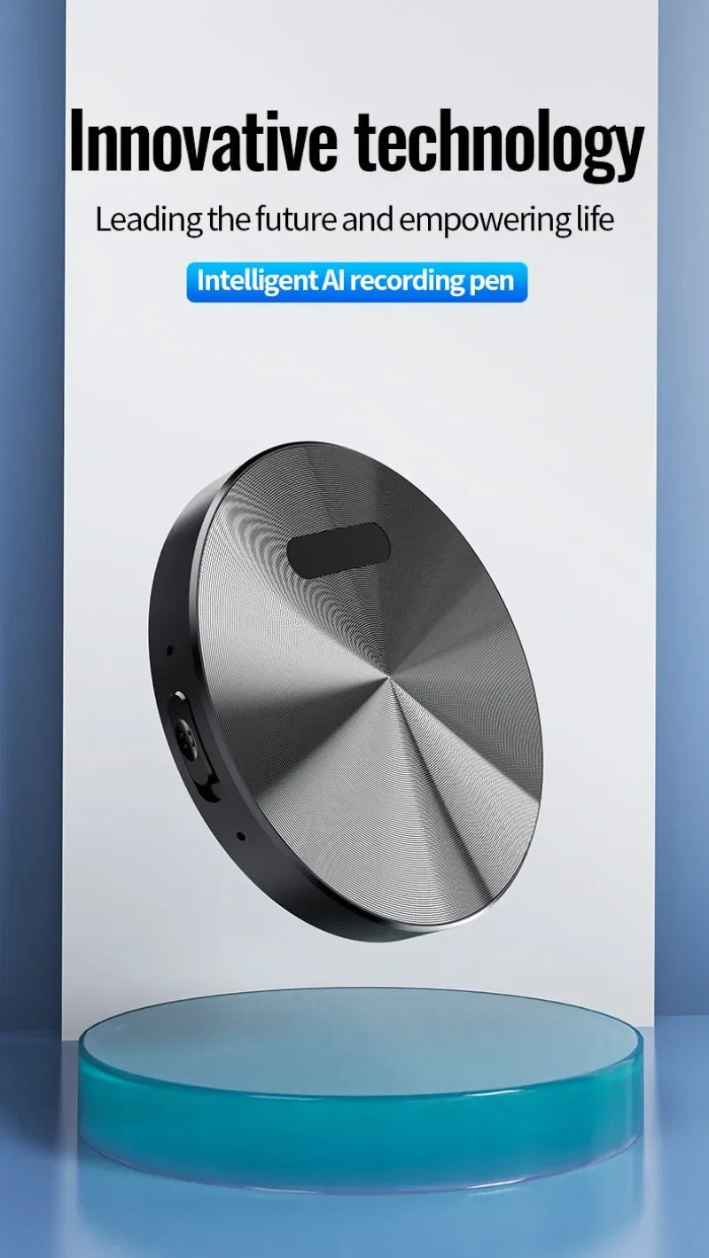 8-128GB Magnetic AI Voice Recorder ChatGPT Intelligent Translation