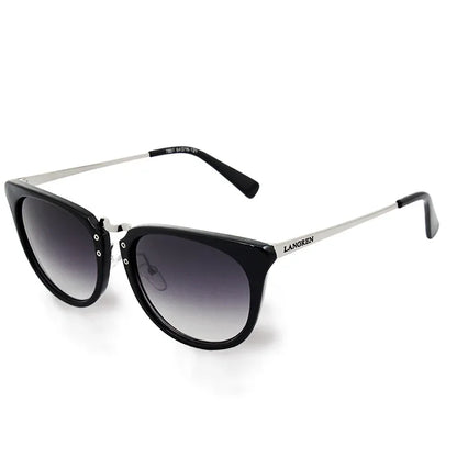 TAGION Fashion Unisex Cat Eye Plastic Frame Sunglasses