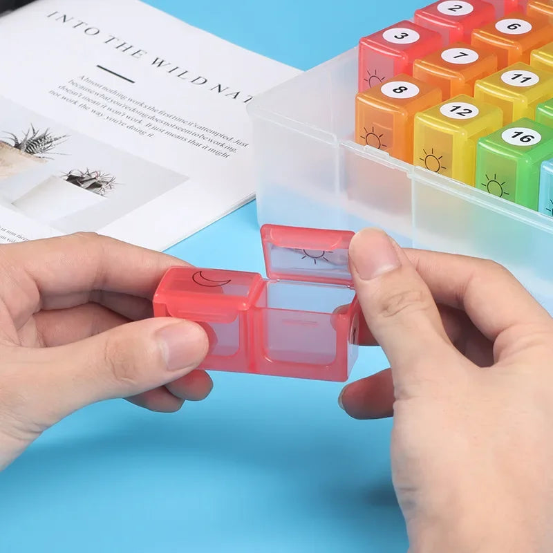 Monthly 31/32 Grids Pill Box Case Container Organizer